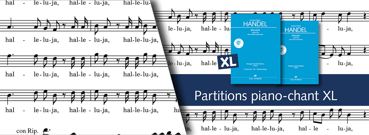 Carus partitions piano-chant XL - Acheter partitions chorales en
