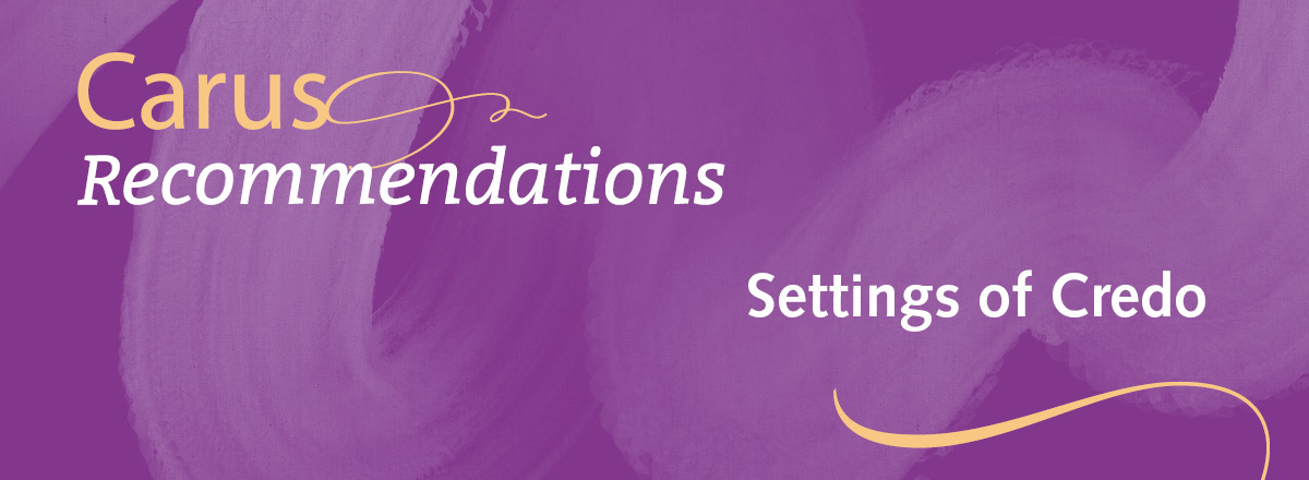 Settings of Credo