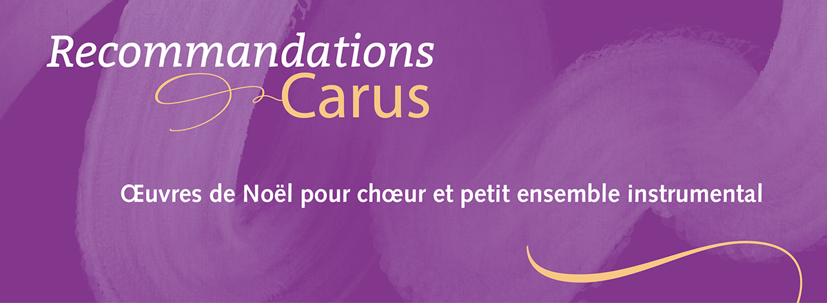 Œuvres de Noël pour chœur et petit ensemble instrumental