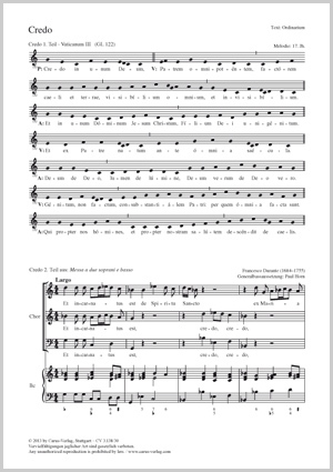Francesco Durante: Et incarnatus est
