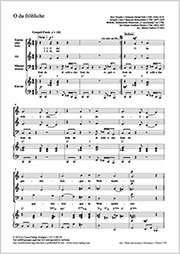O du fröhliche (arr. Martin Carbow)