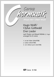 Hugo Wolf / Clytus Gottwald: Drei Lieder