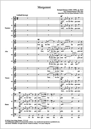 Richard Strauss: Morgenrot