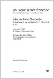  Charpentier: Canticum in nativitatem Domini