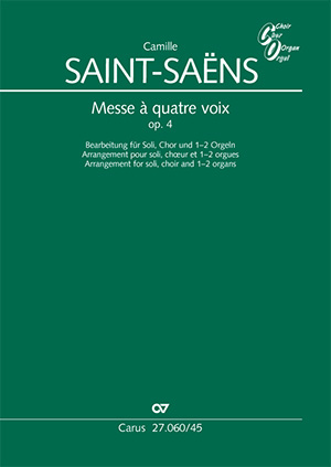 Camille Saint-Saëns: Messe à quatre voix (arr. L. Roques)