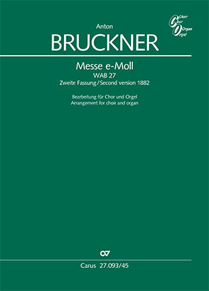 Mass in E minor (arr. choir and organ)