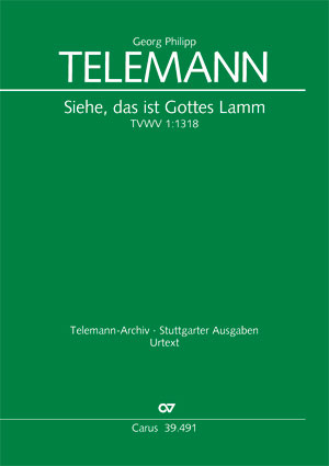 Teleman: Look there, that is God's own lamb (I)