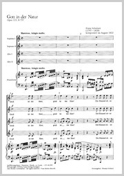 Franz Schubert: Gott in der Natur