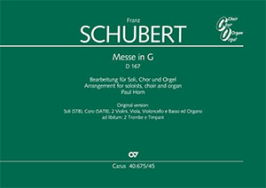 Franz Schubert: Messe in G (arr. P. Horn)