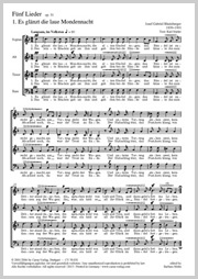 Josef Gabriel Rheinberger: Fünf Lieder, op. 31