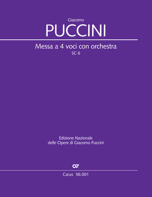 Giacomo Puccini: Messa a 4 voci con orchestra