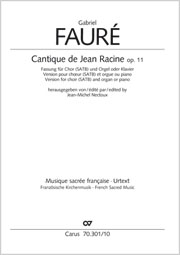 Fauré : Cantique de Jean Racine