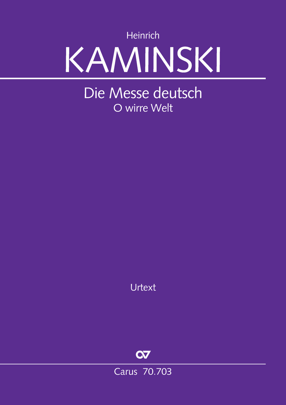 Kaminski: Die Messe deutsch 